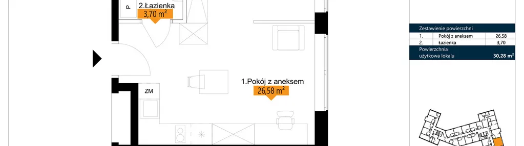 Mieszkanie w inwestycji: ŁACINA SPOT - apartamenty inwestycyjne