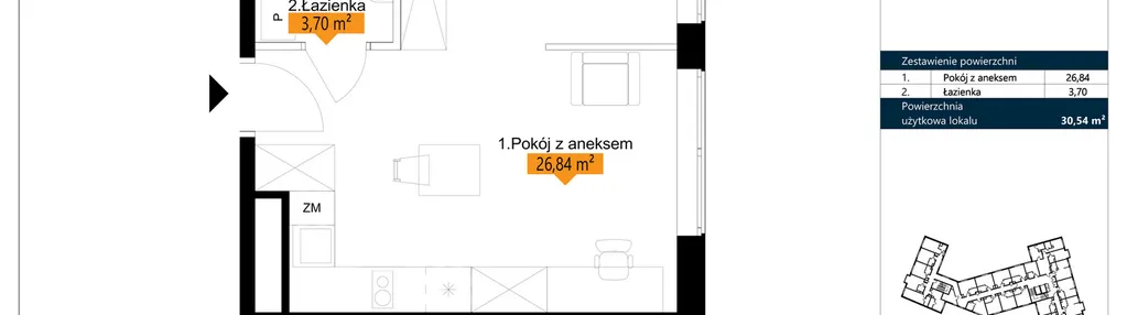 Mieszkanie w inwestycji: ŁACINA SPOT - apartamenty inwestycyjne