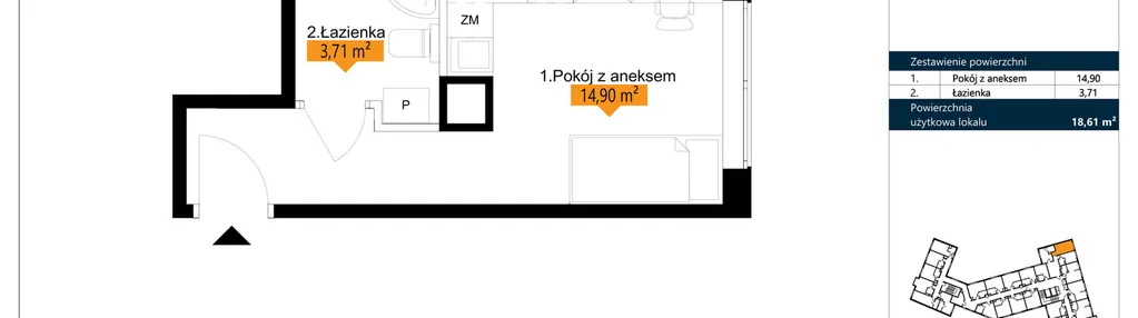 Mieszkanie w inwestycji: ŁACINA SPOT - apartamenty inwestycyjne