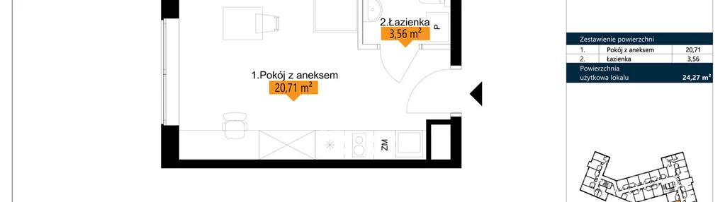 Mieszkanie w inwestycji: ŁACINA SPOT - apartamenty inwestycyjne