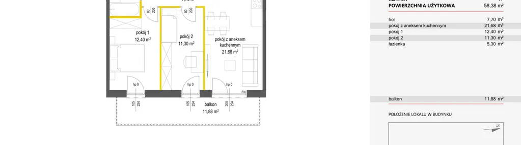Mieszkanie w inwestycji: Concept Ćwiklińska