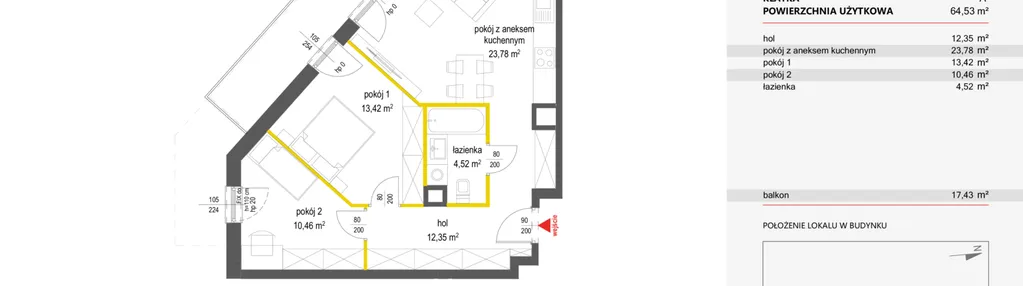 Mieszkanie w inwestycji: Concept Ćwiklińska