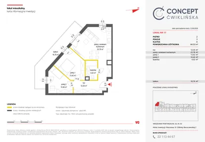 Mieszkanie w inwestycji: Concept Ćwiklińska
