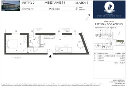 Mieszkanie w inwestycji: Przystań Bogaczewo