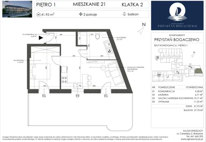 Mieszkanie w inwestycji: Przystań Bogaczewo