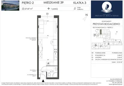 Mieszkanie w inwestycji: Przystań Bogaczewo