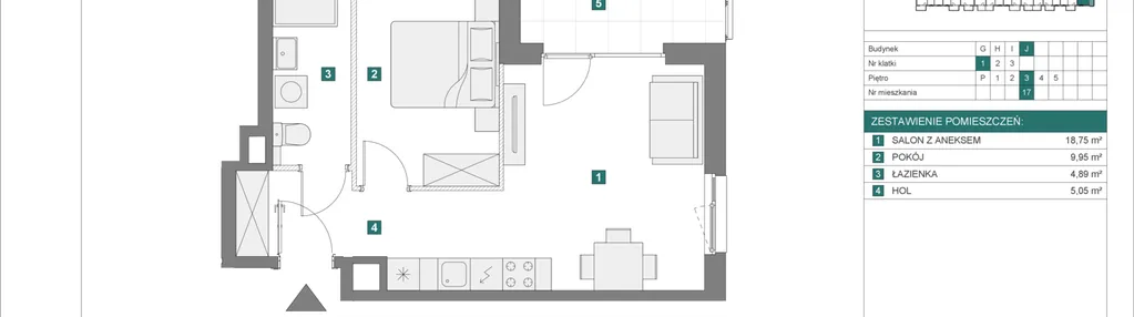 Mieszkanie w inwestycji: Apartamenty Myśliborska Park
