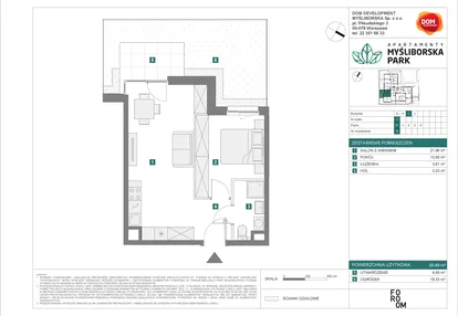 Mieszkanie w inwestycji: Apartamenty Myśliborska Park