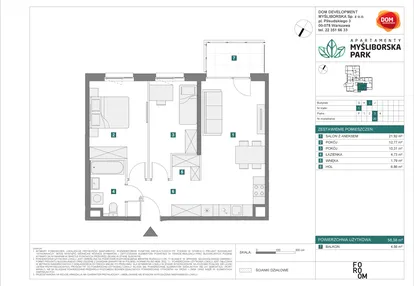 Mieszkanie w inwestycji: Apartamenty Myśliborska Park