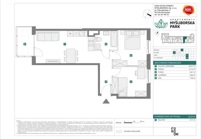 Mieszkanie w inwestycji: Apartamenty Myśliborska Park