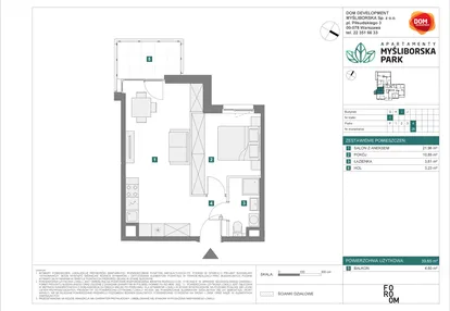 Mieszkanie w inwestycji: Apartamenty Myśliborska Park