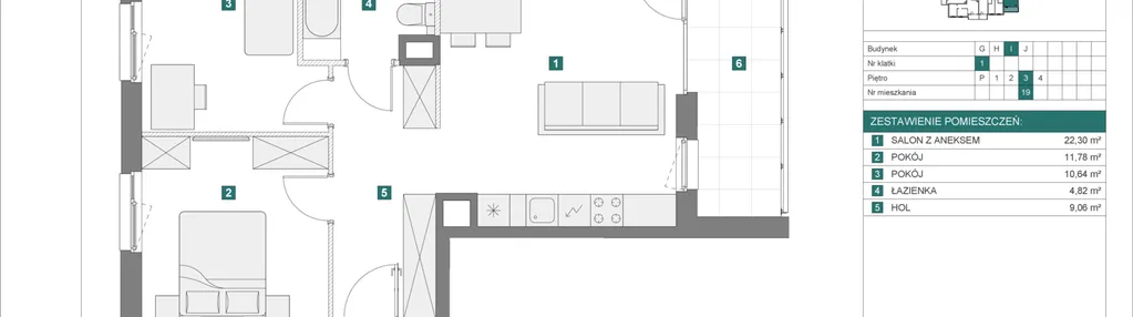 Mieszkanie w inwestycji: Apartamenty Myśliborska Park