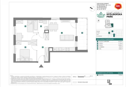 Mieszkanie w inwestycji: Apartamenty Myśliborska Park
