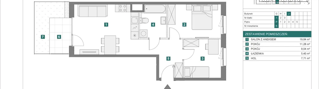 Mieszkanie w inwestycji: Apartamenty Myśliborska Park