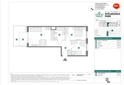 Mieszkanie w inwestycji: Apartamenty Myśliborska Park