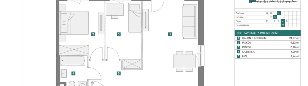Mieszkanie w inwestycji: Apartamenty Myśliborska Park
