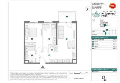 Mieszkanie w inwestycji: Apartamenty Myśliborska Park