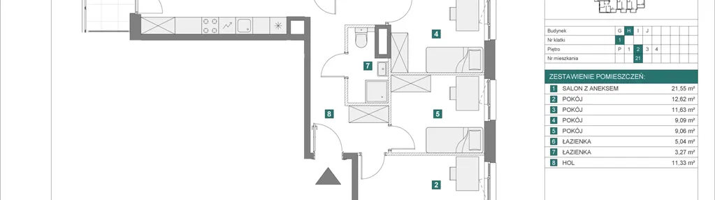 Mieszkanie w inwestycji: Apartamenty Myśliborska Park