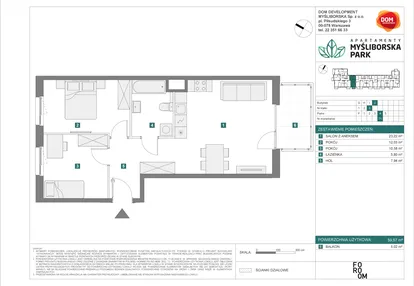 Mieszkanie w inwestycji: Apartamenty Myśliborska Park