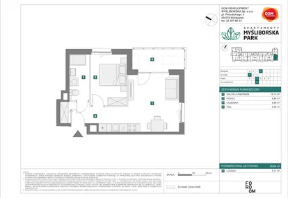 Mieszkanie w inwestycji: Apartamenty Myśliborska Park