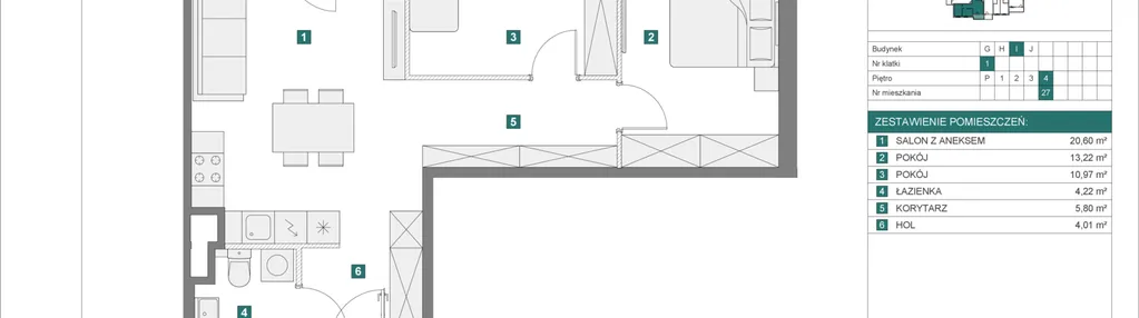 Mieszkanie w inwestycji: Apartamenty Myśliborska Park
