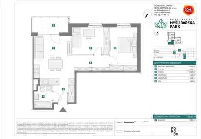 Mieszkanie w inwestycji: Apartamenty Myśliborska Park