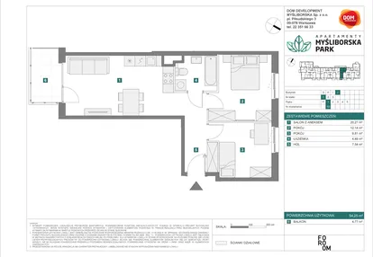 Mieszkanie w inwestycji: Apartamenty Myśliborska Park