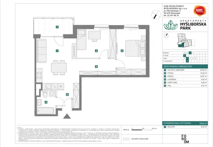 Mieszkanie w inwestycji: Apartamenty Myśliborska Park