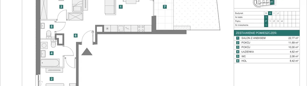 Mieszkanie w inwestycji: Apartamenty Myśliborska Park