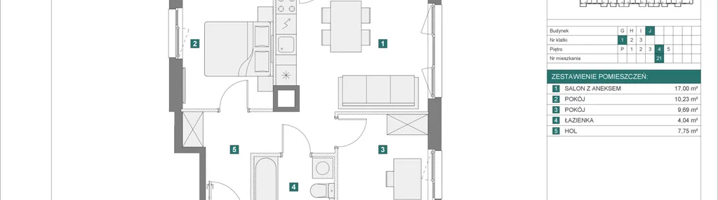 Mieszkanie w inwestycji: Apartamenty Myśliborska Park