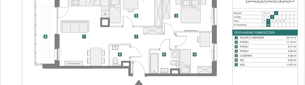 Mieszkanie w inwestycji: Apartamenty Myśliborska Park