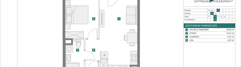 Mieszkanie w inwestycji: Apartamenty Myśliborska Park