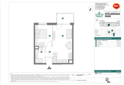 Mieszkanie w inwestycji: Apartamenty Myśliborska Park