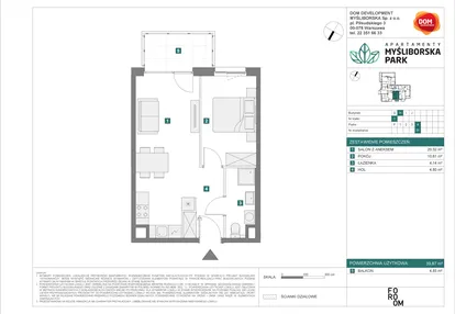 Mieszkanie w inwestycji: Apartamenty Myśliborska Park