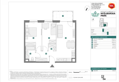Mieszkanie w inwestycji: Apartamenty Myśliborska Park