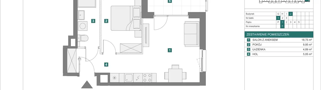 Mieszkanie w inwestycji: Apartamenty Myśliborska Park