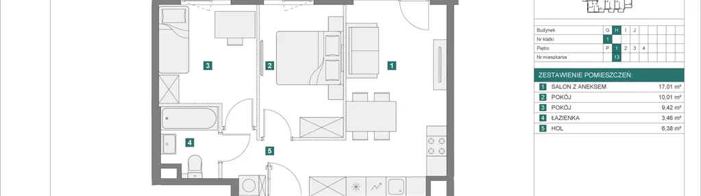 Mieszkanie w inwestycji: Apartamenty Myśliborska Park