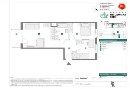 Mieszkanie w inwestycji: Apartamenty Myśliborska Park
