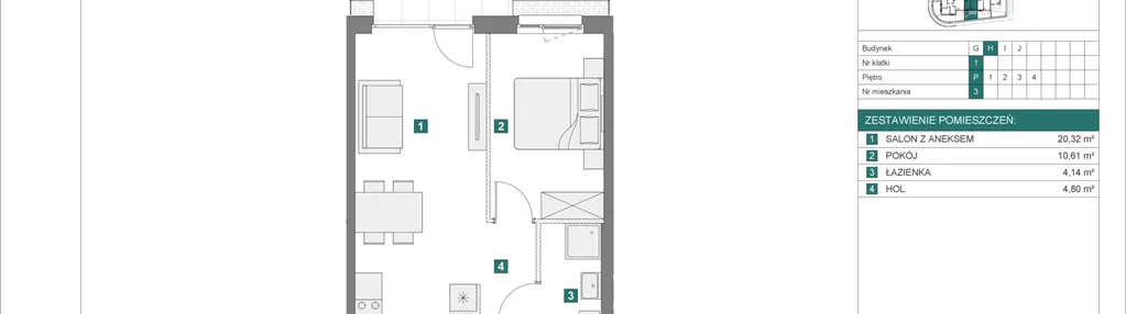 Mieszkanie w inwestycji: Apartamenty Myśliborska Park