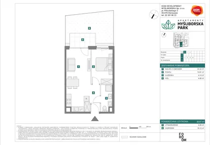 Mieszkanie w inwestycji: Apartamenty Myśliborska Park