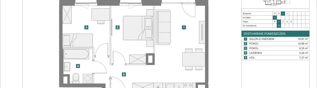 Mieszkanie w inwestycji: Apartamenty Myśliborska Park