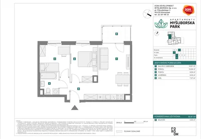 Mieszkanie w inwestycji: Apartamenty Myśliborska Park