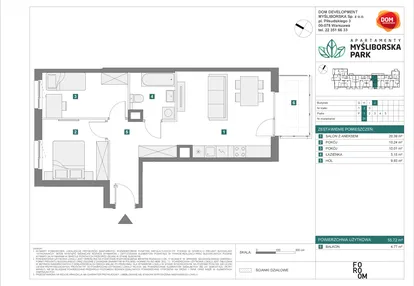 Mieszkanie w inwestycji: Apartamenty Myśliborska Park