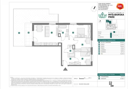 Mieszkanie w inwestycji: Apartamenty Myśliborska Park