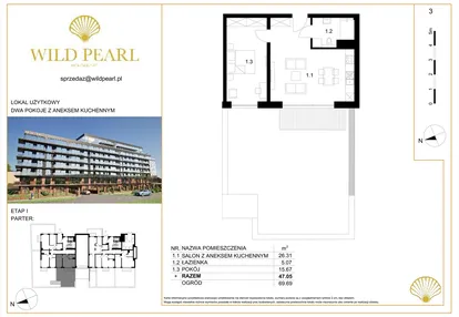 Mieszkanie w inwestycji: Wild Pearl 23% VAT