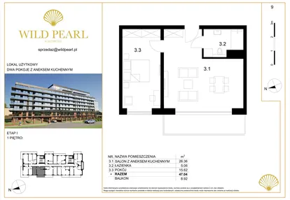Mieszkanie w inwestycji: Wild Pearl 23% VAT