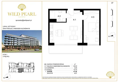 Mieszkanie w inwestycji: Wild Pearl 23% VAT