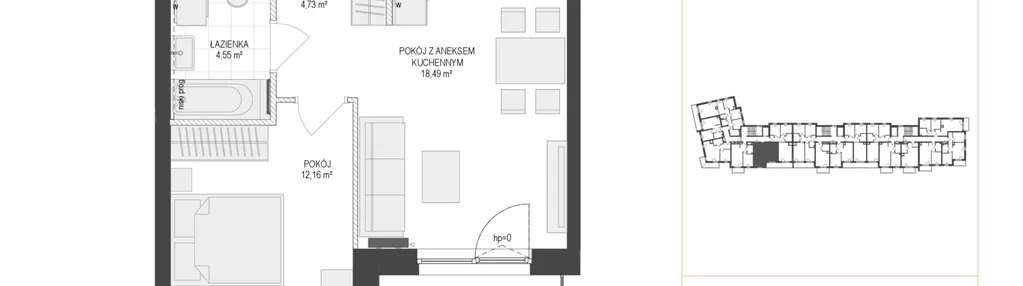 Mieszkanie w inwestycji: Osiedle Warszawska etap IV