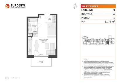 Mieszkanie w inwestycji: Osiedle Warszawska etap IV