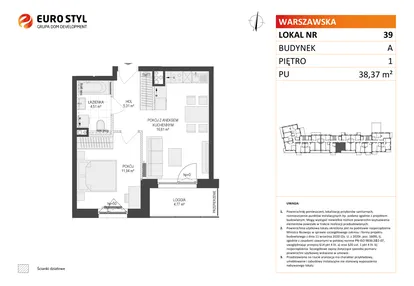 Mieszkanie w inwestycji: Osiedle Warszawska etap IV